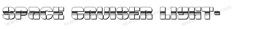 Space Cruiser Light字体转换